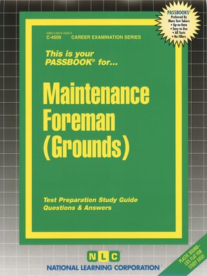 cover image of Maintenance Foreman (Grounds)